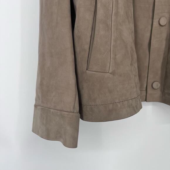 BOSS L-Mochi Leather Jacket Mens Size 44R MSRP $1,695 - Picture 6 of 16